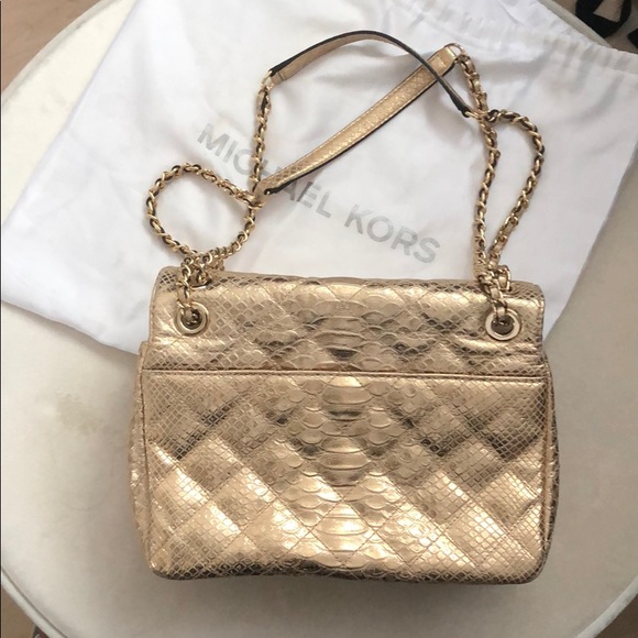 Micheal Kors gold chain purse - Picture 4 of 4
